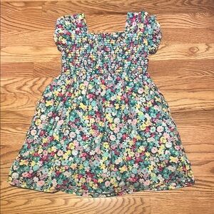 GAP Blue and Pink Ruffled Tiered Sundress
